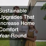 Sustainable Upgrades That Increase Home Comfort Year-Round